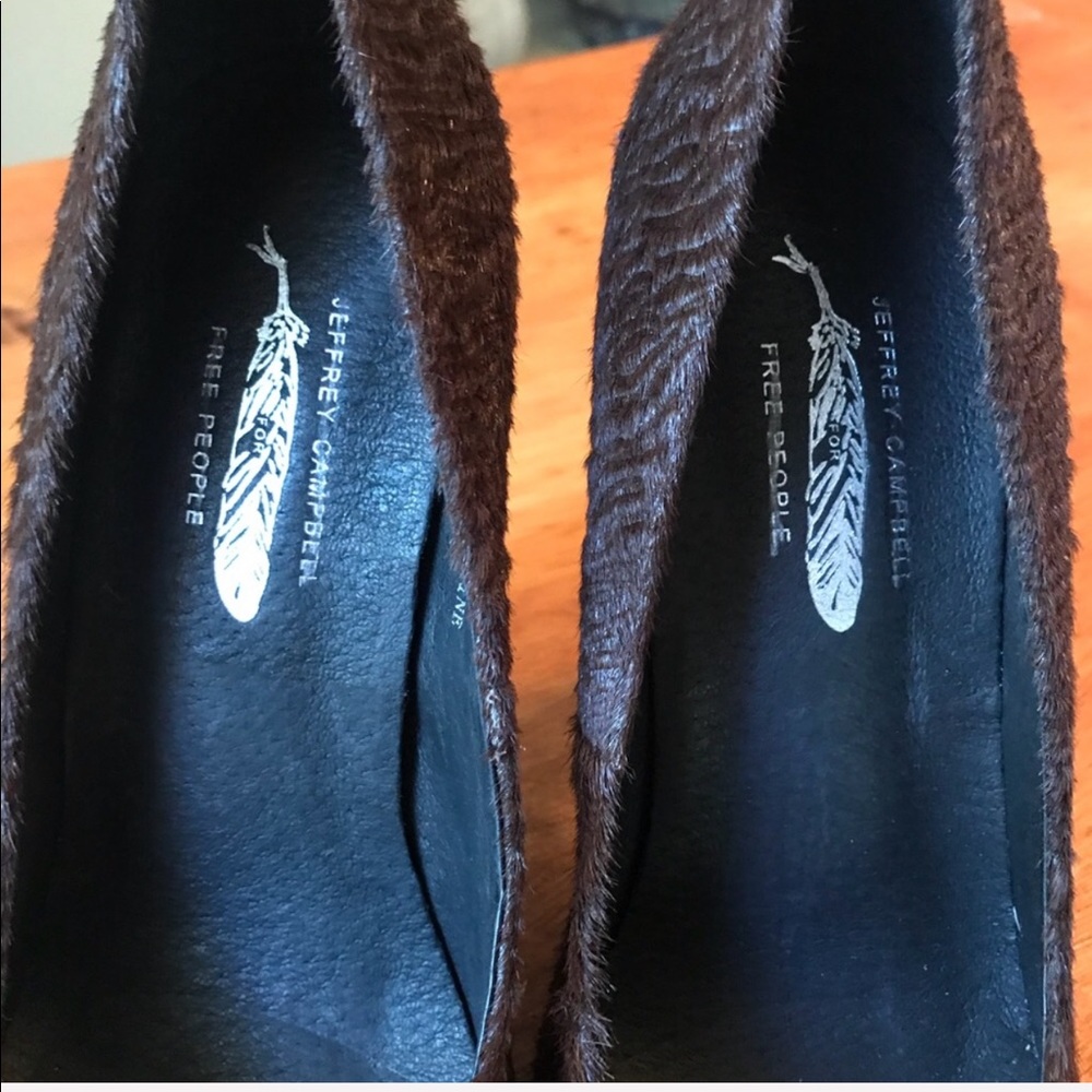 free people x jeffrey campbell cow hair pumps - Picture 5 of 7